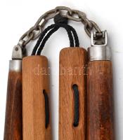 Nundzsaku, 2 db, h: 72 és 79 cm