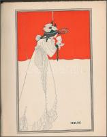 Symons, Arthur: Aubrey Beardsley. London, 1898, Unicorn Press, 33 p+ 3+6 t. Három egészoldalas fotóv...