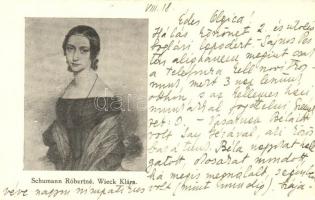 Clara Schumann (Wieck Clara), German musician and composer, Robert Schumanns wife (EK)