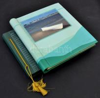 2 db fotóalbum, 24x33 és 29x25,5 cm