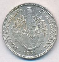 1938. 2P Ag Madonna T:1-,2 Adamo P7