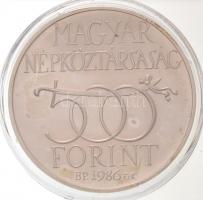 1986. 500Ft Ag "Budavár visszavétele 1686" T:BU
Adamo EM97