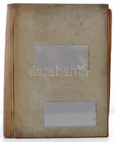 1964 Kósa Ferenc, Gyöngyössy Imre, Csoór Sándor: Tízezer nap c. film technikai forgatókönyve. Nylon-...