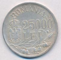 Románia 1946. 25.000L Ag "I. Mihály" T:2 ph. 
Romania 1946. 25.000 Lei Ag "Mihai I&q...