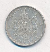 Románia 1942. 200L Ag T:2- 
Romania 1942. 200 Lei Ag C:VF