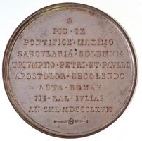 Olasz Államok / Pápai Állam 1867. Szent Péter és Szent Pál mártíromságának 1800. évfordulójára készü...