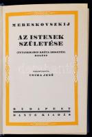 Mereskovszkij munkái sorozat 7 kötete.(6 mű 7 kötetben.) Bp.,é.n.,Dante. Kiadói aranyozott egészvász...