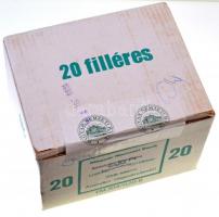 ~1970-1990. 20f Al (1000x) 20db bontatlan rolni eredeti, bontott, "Magyar Nemzeti Bank" do...