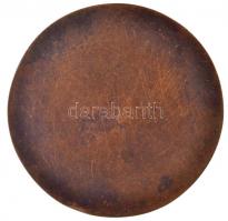 Sződy Szilárd (1878-1939) 1925. "Kajlinger Mihály 1860-1924" Br plakett (96,6g/100mm) T:2 ...