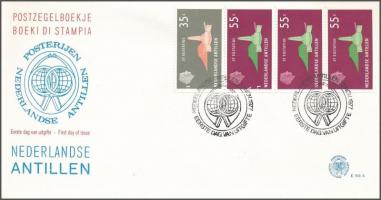 Definitive Islands stamp-booklet sheet FDC, Forgalmi: Szigetek bélyegfüzetlap FDC