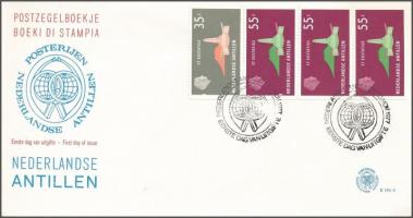 Forgalmi: Szigetek bélyegfüzetlap FDC, Definitive stamp-booklet sheet on FDC