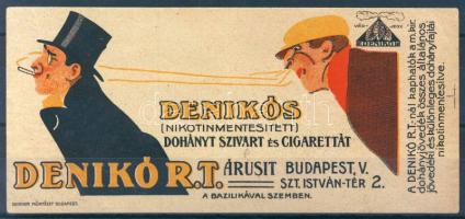 1910 Dekoratív színes számolócédula / Decorative coloured counting slip