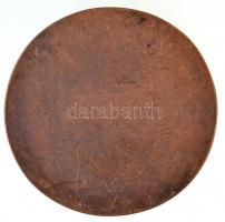 Csontos László (1925-) DN "Dózsa György megkínzása" Br plakett (260g/117mm) T:1 / Hungary ...