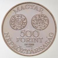 1988. 500Ft Ag "Szent István" T:BU 
Adamo EM102