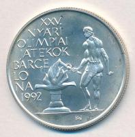 1989. 500Ft Ag "Nyári olimpia - Barcelona" T:BU kis patina Adamo EM110