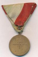 ~1930-1940. "Honvéd Műszaki Akadémia / 1940 10x50 M Gy. U. I" Br díjérem szalagon, "L...