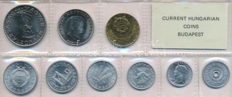 1972. 2f-10Ft (9xklf) érmés forgalmi sor fóliatokban T:1 Adamo FO5