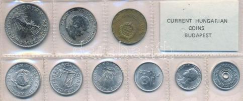 1980. 2f-10Ft (9xklf) érmés forgalmi sor fóliatokban T:1 Adamo FO13