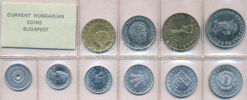 1984. 2f-20Ft (10xklf) érmés forgalmi sor fóliatokban T:1 Adamo FO17