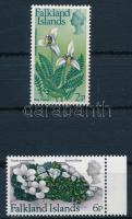 Virág 2 klf érték, Flower 2 stamps