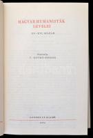 Magyar humanisták levelei XV-XVI. század. Közreadja V. Kovács Sándor. Nemzeti Könyvtár. Művelődéstör...