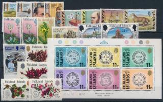 1968-1984 4 sets + 1 minisheet + 7 stamps, 1968-1984 4 klf sor + 1 kisív + 7 klf önálló érték