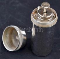 Fém fecskendő + sterilizáló, hiányos