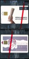 1992 7 db 50 egységes használatlan telefonkártya, bontatlan csomagolásban