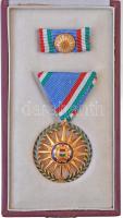 1980. "Szocialista Magyarországért Érdemrend" aranyozott, zománcozott Br kitüntetés mellszalaggal, szalagsávon miniatűrrel, adományozói dísztokban, oklevéllel és igazolvánnyal. Az érdemrend jelvényét Csúcs Viktória (1934- ) tervezte. T:1- NMK 715.