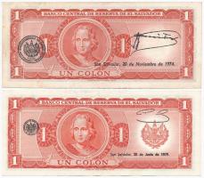 El Salvador 1971. 1C + 1977. 5C + 1979. 1C + 1988. 5C + 1997. 5C T:I-,II
El Salvador 1971. 1 Colon ...