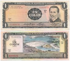 El Salvador 1971. 1C + 1977. 5C + 1979. 1C + 1988. 5C + 1997. 5C T:I-,II
El Salvador 1971. 1 Colon ...