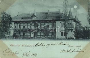 1899 Bikszád-fürdő, Baile Bixad; Anna csarnok. Reizer János kiadása / spa, villa (EK)