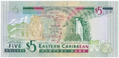 Kelet-Karibi Államok ~2003. 5$ T:I
Eastern Caribbean States ~2003. 5 Dollars C:UNC