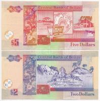 Belize 2005. 2$ + 2009. 5$ T:I-,III
Belize 2005. 2 Dollars + 2009. 5 Dollars C:AU,F