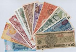 Mexikó 1914-2013. 13db-os vegyes bankjegy tétel T:I-III
Mexico 1914-2013. 13pcs various banknotes C...