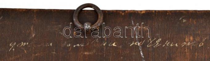 XVIII. század végi orosz ikon: Betegségek elhárítója. ( Szűz Mária a kis Jézussal). Tojástempera, vá...