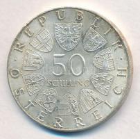 Ausztria 1973. 50Sch Ag "500 éves a Bummerlhaus" T:1-,2 
Austria 1973. 50 Schilling Ag &q...