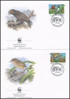 WWF: Állatok négyestömb + 4 db FDC WWF Animals block of 4 + 4 FDC