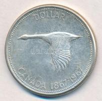 Kanada 1967. 1$ Ag "II. Erzsébet" T:2
Canada 1967. 1 Dollar Ag "Elizabeth II" C...