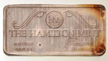 Amerikai Egyesült Államok DN "Rushmore-hegy"  befektetési ezüst tömb (1oz/0.999/25x50mm) T...