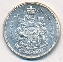 Kanada 1963. 50c Ag "II. Erzsébet" T:2
Canada 1963. 50 Cents Ag "Elizabeth II" ...