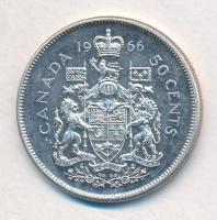 Kanada 1966. 50c Ag "II. Erzsébet" T:2
Canada 1966. 50 Cents Ag "Elizabeth II" ...
