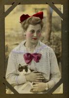 cca 1919 Balatonfüred, családi fotóalbum különféle életképekkel (disznóvágás, szüreti mulatság &quot...