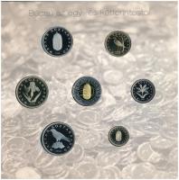 2008. 1Ft-100Ft (7xklf) forgalmi sor "Búcsú az egy- és kétforintostól" dísztokos szettben ...