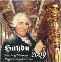 2009. 5Ft-200Ft (6xklf) forgalmi sor dísztokban, valamint 2009. Joseph Haydn Ag emlékérem PP kivitelben (12g/0.999/29mm), Magyarország pénzérméi sorozat T:BU Adamo FO43.3