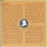 2009. 5Ft-200Ft "Haydn" (6xklf) forgalmi érme sor + "Joseph Haydn" Ag emlékérem ...