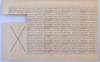 Deés 1880. "Szamosvölgyi Vasút-Társaság" egész törzsrészvénye 500Ft-ról, magyar, osztrák é...
