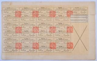 Deés 1880. "Szamosvölgyi Vasút-Társaság" egész törzsrészvénye 500Ft-ról, magyar, osztrák é...