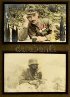 cca 1914-1919 Szilágyi Lajos (?-?) amatőr katonafotói, feltehetőleg az olasz frontról: katona életké...