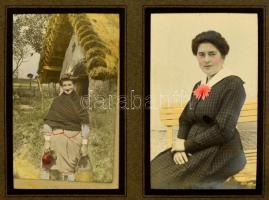 cca 1914-1919 Szilágyi Lajos (?-?) amatőr katonafotói, feltehetőleg az olasz frontról: katona életké...